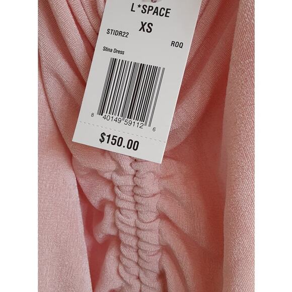 NWT - L*Space Stina Midi Dress in Rose Quartz Size: XS - Picture 2 of 7